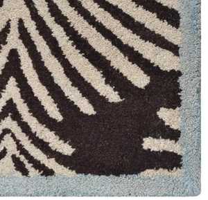 Alfombra moderna ecológica de lana con mechones a mano, personalizable, Floral, marrón, Beige, patrón abstracto para ejercicio en casa, uso de oración - Product Image 5