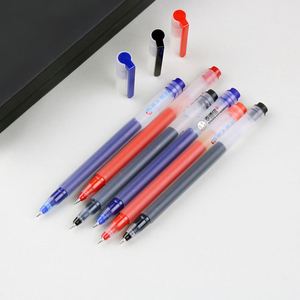 Stylos gel en plastique à encre noire 0,5 mm, personnalisables avec logo, grande capacité, non effaçables, cadeaux promotionnels, marque personnalisée, pour le bureau - Product Image 3