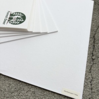 Papier carton absorbant écologique biodégradable pour sous-verres de bar, cafétéria, vente en gros