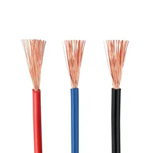 Cable de PVC de 450V, 750, 1,5mm cuadrados, 2,5, 4, 6, 10mm, para cableado doméstico