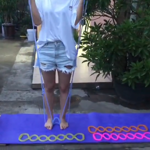 Nhà cung cấp giá <span class=keywords><strong>TPR</strong></span> 7 lỗ Silicone kéo dây yoga không gian căng ban nhạc kháng ban nhạc cho cơ thể - Product Image 6