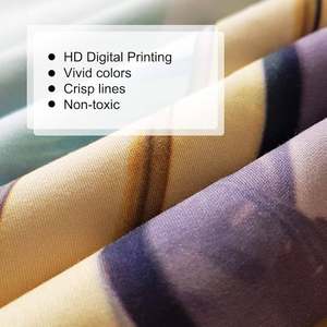 Tapisserie murale décorative légère de qualité supérieure, personnalisée, fluorescente, résistante à la décoloration, imprimée sur mesure, tapisserie UV - Product Image 2