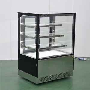 Vente chaude Prix <span class=keywords><strong>moins</strong></span> <span class=keywords><strong>cher</strong></span> Boulangerie comptoir réfrigéré Présentoir à gâteaux réfrigérateur avec fond en acier miroir ou en acier inoxydable - Product Image 6