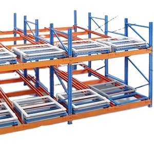 Sistema di stoccaggio ad alta densità verticale <span class=keywords><strong>racking</strong></span> pesante push back pallet rack - Product Image 1