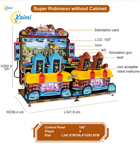 Máquina de Videojuegos de Tiro Dinámico <span class=keywords><strong>EPARK</strong></span> Super Robinson Sin Gabinete, Pantalla de 100 Pulgadas - Product Image 3