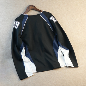 Maglia da Calcio Personalizzata con LOGO per Uomo, <span class=keywords><strong>T</strong></span>-Shirt a Rapida Asciugatura in Rete, Streetwear con Blocchi di Colore - Product Image 2