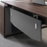 Mobilier de bureau Bureau d'ordinateur en bois Mobilier modulaire bureau de patron Table de bureau moderne avec chaise
