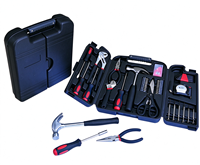 133PCS Household Hand Tool Set with Plastic Carrying Case Multi-Purpose Repair Tool Kit for Hardware Wholesalers Distributors