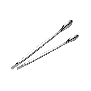 Cuillère de laboratoire Degao en acier inoxydable 304, spatule de laboratoire à tête unique, cuillère d'échantillonnage 10,5 cm pour la pesée de réactifs en poudre - Product Image 6