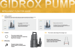 Capteur capacitif interrupteur à flotteur intégré automatique pompe utilitaire submersible intelligente pompe à <span class=keywords><strong>eau</strong></span> submersible de jardin - Product Image 5