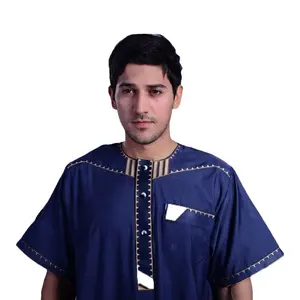 Мусульманское платье для мужчин Jalabiya Дубай Кафтан