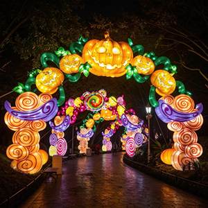 Lanterne Giganti Meccaniche Personalizzate per Halloween, Ringraziamento, Natale <span class=keywords><strong>e</strong></span> Capodanno, Impermeabili, Sicure, Vendita Calda a Prezzo di Fabbrica - Product Image 5
