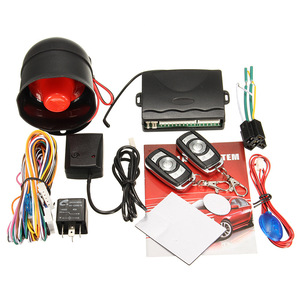 Sistema de alarma para coche de 433MHz unidireccional universal con control remoto y sirena para protección y seguridad del vehículo - Product Image 3