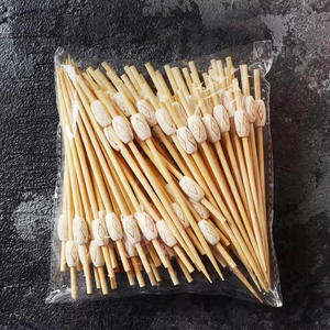 Ensemble de bâtonnets de fruits en bois de bambou jetables, colorés, pour la décoration de bouteilles de stockage vides - Product Image 6