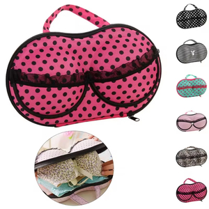 Portable en plastique tissu boîte <span class=keywords><strong>de</strong></span> <span class=keywords><strong>rangement</strong></span> soutien-gorge sous-vêtements voyage filet lavage poitrine sac ménage blanchisserie Protection - Product Image 4