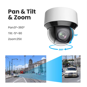 OEM 4MP IP PTZ Camera 25X Motorized Zoom Camera Security Support <b>Smart</b> Tracking 50M IR Distance H.265+ IP66 - Product Image 4