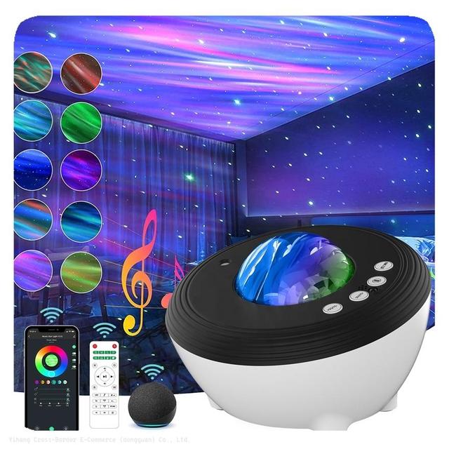 Star Projector Blue LED Dreamy Aurora Star Light Aura Sky Projector for Living Room Modern Design