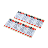 Feuille d'autocollants holographiques personnalisés, étiquettes d'autocollants pour flacons de peptides 3Ml