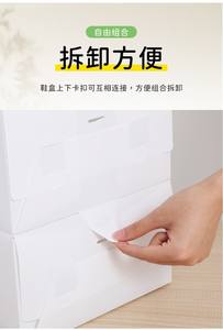 صندوق أحذية بلاستيكي شفاف مستطيل الشكل جديد لعام 2025، سعة 18 لتر، قابل للتكديس، لتنظيم وتخزين الأحذية - Product Image 6