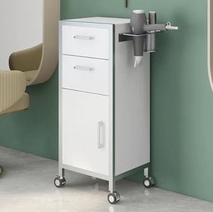 Net Red Hair Salon <b>Tool</b> Cabinet Hair Salon <b>Tool</b> Car Barber Shop Rack Beauty Salon Trolley Hair Cutting Small Cabinet - Product Image 2