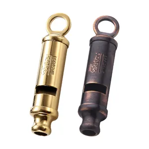 High-quality Golden brass material Emergency whistle