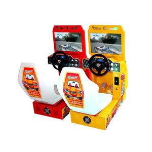 Juego de simulación de coche arcade para niños y niñas, máquina de juego de carreras con moneda, funciona con una conducción electrónica - Product Image 6