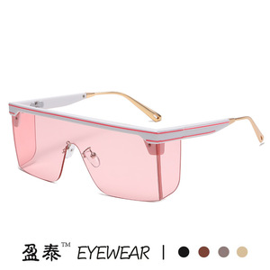 Gafas de Sol Cuadradas Grandes Marca D, Protección UV400, Gafas Protectoras de Moda para Mujer, Montura de PC, Lentes de Resina - Product Image 4