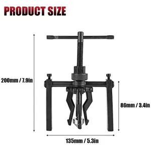 Automotive Tools Three-jaw Inner Bearing Puller Hydraulic Gear Puller Automotive Extractor Blind Hole Inner Adjustable 3 Jaw Bearing Puller