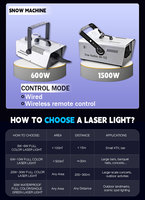 Marslite DJ Laser Light Stage 10w RGB Machine à lumière laser de mariage Projecteur laser de mariage et machine à neige