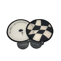 Éventail pliable en nylon imprimé sur mesure, portable, rond, type frisbee, pour mariage, anniversaire, cadeau de remerciement, vente en gros
