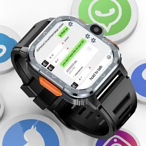 ساعة ذكية مخصصة من Social Fundtion ببطاقة SIM من الجيل الرابع تعمل بنظام الأندرويد ومزودة بنظام تحديد المواقع وخاصية GPS وكاميرا مزدوجة عالية الدقة وتقنية WiFi ساعة ذكية رياضية لاسلكية للرجال مع خرائط جوجل