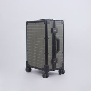 Distribuidor Exclusivo Lujo 2025 Valise De Voyage Maleta de aluminio completo Panel de aluminio duro Tamaño amigable para viajes Poliéster - Product Image 5
