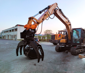 <span class=keywords><strong>Grappin</strong></span> à bois rotatif hydraulique Eddie pour pelle sur chenilles pour machines de 4 à 6 tonnes Déchargement maximal 1500kg Moteur à noyau à usage <span class=keywords><strong>forestier</strong></span> - Product Image 4