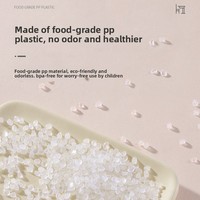 Chaise et tabouret pour enfants Marmot, design à lattes en plastique, nouveau style chinois pour utilisation en maternelle