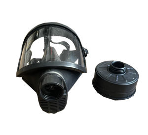 Masker gas silikon anti debu, respirator wajah penuh, masker gas anti debu, masker gas silikon - Product Image 4
