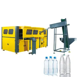 Full Automatic 500ml 2L PET Bottle Making Machine Plastic Preform Blowing Machine with World Famous Brand Spare Parts