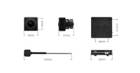 Kit Avatar HD Walksnail V2, double antenne, FPV numérique VTX 1080P 120fps 4Mp, caméra 160 FOV, stockage 32G, émetteur de drone