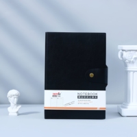 Carnet à anneaux avec boucle magnétique Carnets personnalisés de haute qualité en cuir Pu Nouveau pour l'arrivée d'affaires A5 Spirale en cuir