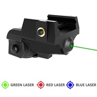 Lunette de visée laser tactique rechargeable portable, subcompacte, 20 mm, laser vert bleu, pour la chasse en extérieur