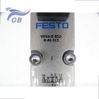 Vanne solénoïde pneumatique 5/2 voies VSVA-B-B52-H-A1-1C1 pour l'automatisation industrielle
