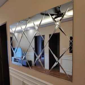Good Selling Mirror Tile Best 4 5 6 8mm High Quality Design Decorative Wall Mirror Diamond Mirror Factory China - Product Image 3