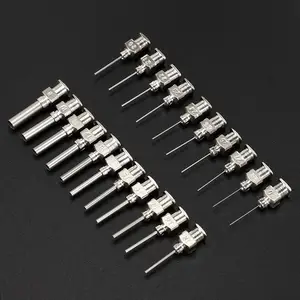 Stainless Steel 304 Syringe Long Metal Needle Adhesive Dispensing Tips For Nordson Efd Needles