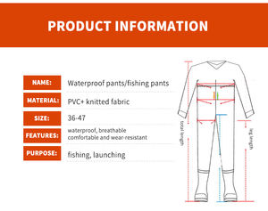 Costume de pêche à la mouche vert pour homme, pantalon de lancement bleu, costume d'aventure en plein air pour <span class=keywords><strong>femme</strong></span>, bottes de chasse imperméables - Product Image 4