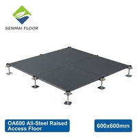 OA600 Système de plancher technique surélevé en acier moderne avec système de piedestal réglable pour la gestion des câbles de bureau SENMAI