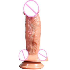 Realistische Dildos für Männer Klein Mittel Groß Doppelschichtiger Weiblicher Masturbator Analplug Weiches Material Saugnapf für Erwachsenen-Sex - Product Image 6