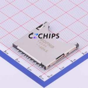 SD-006S-T SD Card / Memory Card Connector SMD Connector Self-Return Type Card Holder - Product Image 1