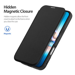 Card pack magnetic <b>phone</b> case suitable for iPhone 17 <b>phone</b> case magnetic bracket flip cover transparent all inclusive - Product Image 4