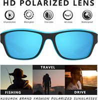 Lunettes de soleil de sport polarisées pour hommes, conduite, cyclisme, pêche, lunettes de soleil, protection UV 100%, lunettes de protection XY336