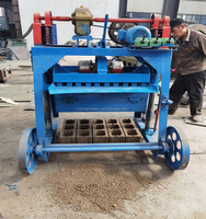 Machine à blocs de béton 4-45 avec moteur diesel pour la fabrication de blocs de béton