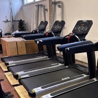 Caminadora Eléctrica Comercial Inteligente con Pantalla LCD, Inclinación Manual/Automática, Motor de 2.5HP, Portátil para Gimnasio en Casa